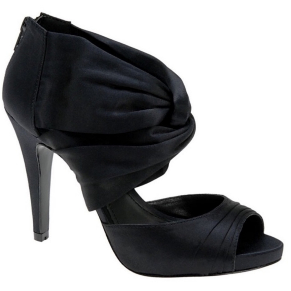 Aldo 4" Black Satin Laforest Heels